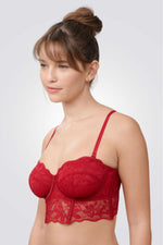 מחוך תחרה נוצץ עם ברזלים