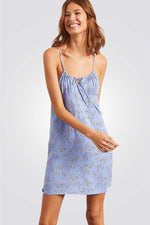 כותונת לילה BAMBO בצבע תכלת