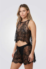 סט בייבי דול תחרה פרחונית