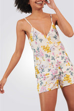 חולצת פיג'מה קצרה NAIM בהדפס פרחוני