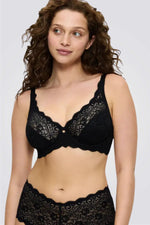 חזיית תחרה ללא ריפוד Amourette W שחור