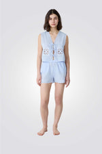 חולצת פיג'מה CIBELLE בגזרת ווסט