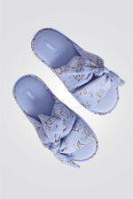 כפכפי בד BAMBO בצבע תכלת