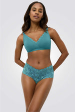 חזיית מינימייזר Amourette N01 בצבע טורקיז