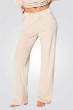 מכנסי פיג'מה ארוכים MAYLIE בצבע בז'