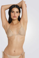 חזיית בגד ים Lurex בגזרת משולשים