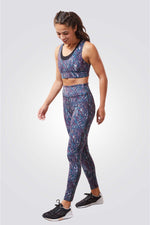 טייץ ספורטיבי ארוך GIALETTE בשילוב צבעים