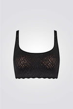 ברלט תחרה עדין ZERO Feel בצבע שחור