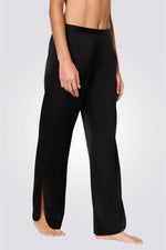 מכנסי פיג'מה מסאטן MARISA בצבע שחור