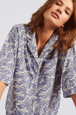 חולצת פיג'מה מכופתרת BANGALI