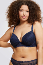 חזיית פוש אפ PANAMA N*8 כחול נייבי