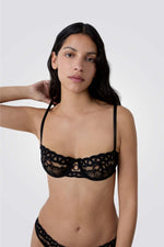 חזיית N*9 BALCONNET PATCHOULI בשילוב תחרה