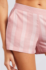 מכנסי פיג'מה ANIL בצבע ורוד עם פסים