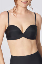 חזיית סטרפלס Steppy Soft 01 WDP בצבע שחור