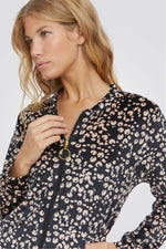 סט פיג'מת מעבר LEOPARD שחורה