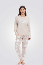 פיג'מת ריב משבצות