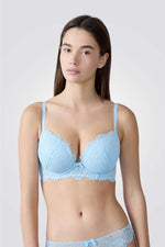 חזייה קלאסית ללא ריפוד SUCCESS N*5 בשילוב תחרה