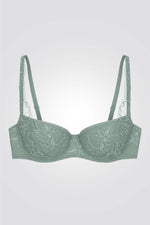 חזייה מרופדת Amourette Charm T WHP02 בצבע ירוק