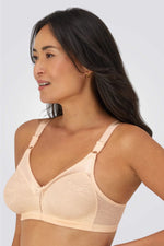 חזייה מרופדת למידות גדולות בצבע בז'