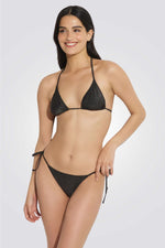 חזיית בגד ים Lurex בגזרת משולשים