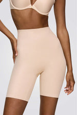 מכנסון מחטב Becca Extra High בצבע בז'