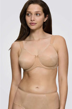 חזיית מינימייזר Essential Minimizer W X בצבע חום