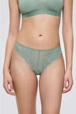 תחתוני היי לג מתחרה Amourette Charm T בצבע ירוק