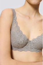 חזיית תחרה מרופדת AMOURETTE WHP בצבע אפור