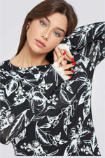 פיג'מת פרחונית