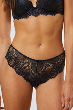 בוקסרון תחרה נוצץ SUCCESS בצבע שחור