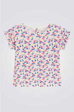 טישירט קצרה מודפסת לתינוקות