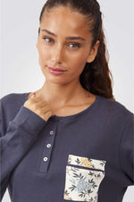 סט פיג'מת אינטרלוק כותנה