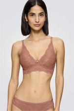 חזיית תחרה Amourette Charm T N03 חום