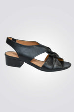 סנדל קשירה נוחות לנשים עם עקב