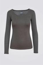 חולצה תרמית חאקי דרגה 1 לנשים