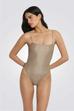 בגד ים שלם Lurex מוזהב