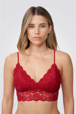 ברלט תחרה עם קאפ נשלף בצבע אדום