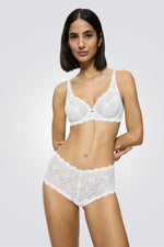 תחתוני מקסי תחרה Amourette לבן