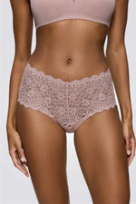 תחתוני מקסי תחרה Amourette ורוד עתיק