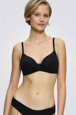 חזייה מרופדת ללא ברזל Flex Smart P EX בצבע שחור