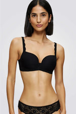 חזייה מרופדת למידות גדולות Amourette WP בצבע שחור