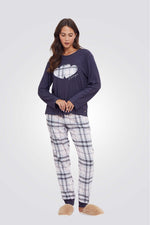 פיג'מת ריב משבצות