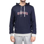 חולצת טריקו כחול כהה עם קפוצ'ון - MASHBIR//365