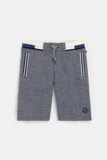 מכנסי טריקו קצרים אפור כהה לילדים