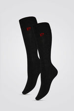 Pierre Cardin - 2 גרבי גברים קלאסיות אפור כהה - MASHBIR//365