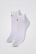 Pierre Cardin - 2 קרסוליות בצבע לבן לגברים - MASHBIR//365