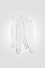 DELTA - 2 מכנסי פלנל עם רגליות לתינוקות - MASHBIR//365