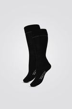 KENNETH COLE - 2 זוגות גרבי לוגו במבוק לגבר - שחור - MASHBIR//365