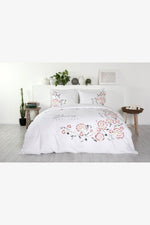 סט מצעים יחיד 90/200 כותנה דגם MOR גוון לבן - MASHBIR//365