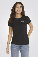 טישירט ESS Embroidery Tee לנשים בצבע שחור - MASHBIR//365